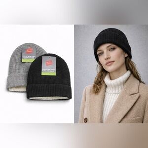 ❄️NWT! Hanes Unisex Sherpa Lined Beanie